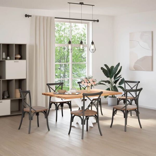 vidaXL Ruokapöydän jalka hämähäkinmuotoinen valkoinen 85x85x(72-73) cm teräs