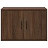 vidaXL Autotallin sein&auml;kaappi Ruskea tammi Suunniteltu puu