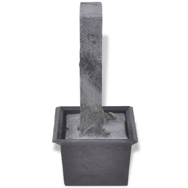 vidaXL Sisätilan Suihkulähde LED Valolla Hartsi