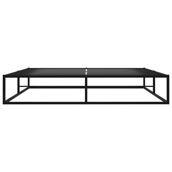 vidaXL S&auml;ngynrunko musta metalli 140x200 cm