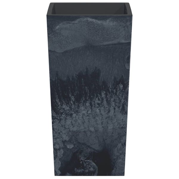 vidaXL Kukkalaatikko irrotettava sisus antras 11/26,5 l PP betonityyli