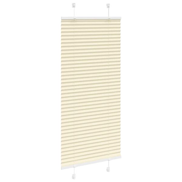 vidaXL laskostettu Blind Cream 60x150 cm Kankaan leveys 59,4 cm