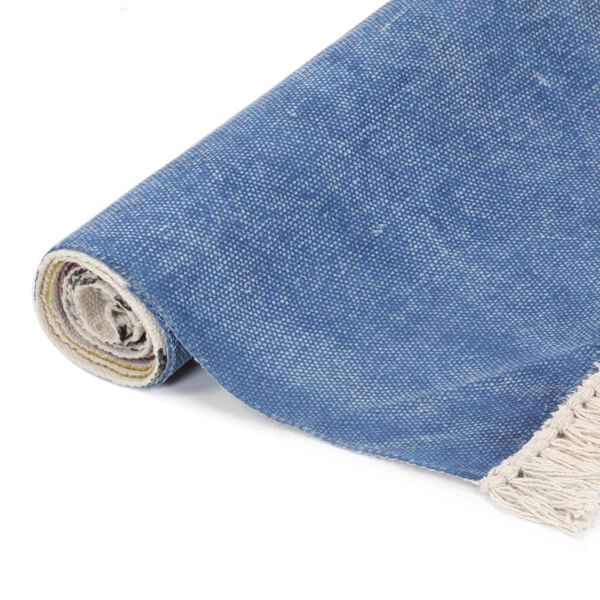 vidaXL Käsin kudottu Kelim matto puuvilla 120x180 cm monivärinen