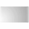 vidaXL LED kylpyhuonemirror L&auml;pin&auml;kyv&auml; 70 x 40 cm karkaistu lasi