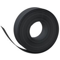 vidaXL Puutarhareunus musta 10 m 15 cm polyeteeni