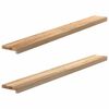 vidaXL Ikkunalaudat 2 kpl k&auml;sittelem&auml;tt&ouml;m&auml;t 140x15x2 cm massiivipuu tammi