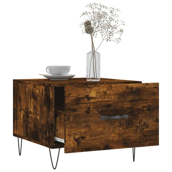 vidaXL Sohvap&ouml;yd&auml;t 2 kpl savutammi 50x50x40 cm tekninen puu