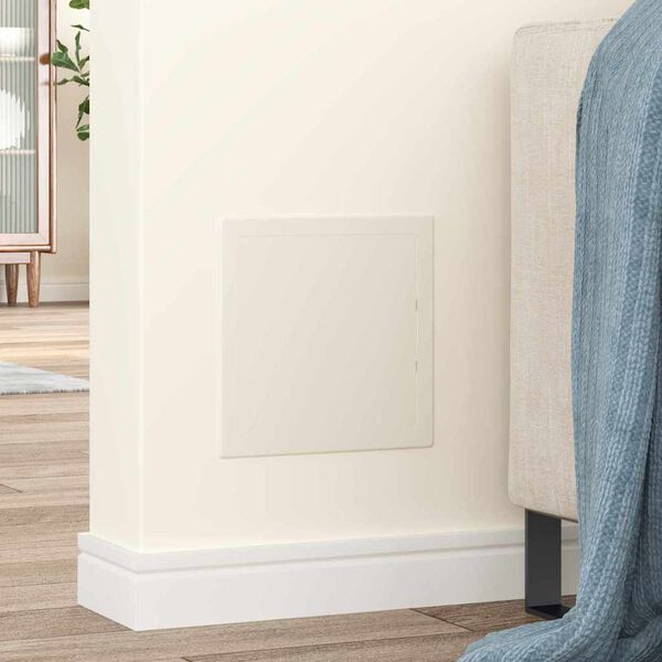 vidaXL P&auml;&auml;sypaneelit 2 pcs Valkoinen 20 x 20 cm ABS-muovi