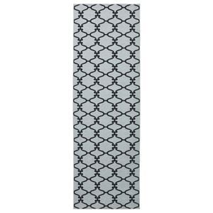 vidaXL Mattojuoksija ORIZ 1150 gsm Musta verkko-kuosi