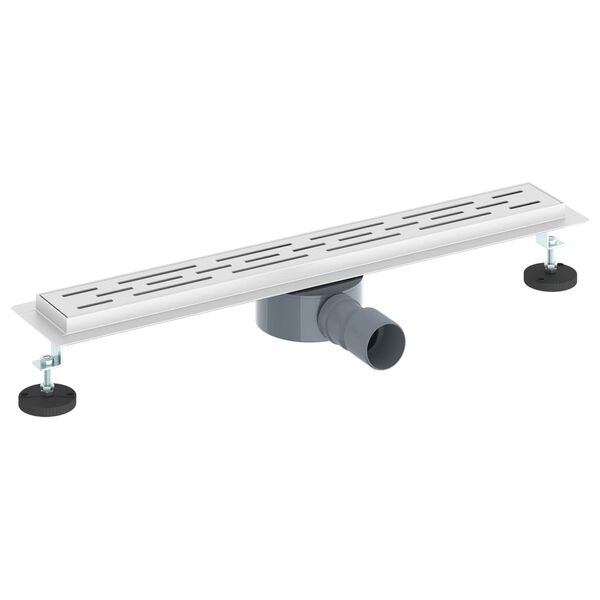 vidaXL Suihkukaivo lasikannella ja 360&deg; syphonilla Hopea 60 cm