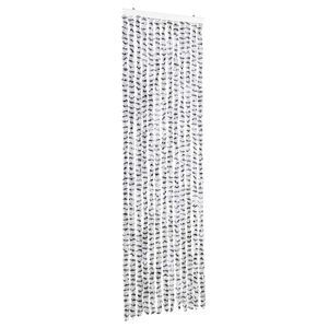vidaXL Hy&ouml;nteisverho vaalean- ja tummanharmaa 56x185 cm Chenille