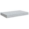 vidaXL Kelluvat sein&auml;hyllyt 4 kpl betoninharmaa 40x23x3,8 cm MDF