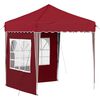 vidaXL Pop-up Juhlateltta Burgundi 195 x 195 x 245 cm