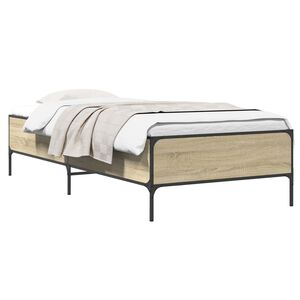 vidaXL S&auml;ngyn runko Sonoma-tammi 80 x 200 cm Tekninen puu