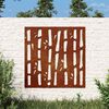 vidaXL Puutarhasein&auml;koriste 55x55 cm corten ter&auml;s bambukuvio