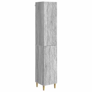 vidaXL Kaappisarja 2 pcs Harmaa Sonoma Tekninen puu