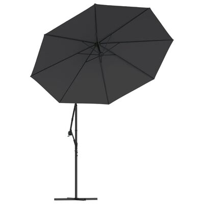 vidaXL Aurinkovarjon vaihtokangas musta 300 cm