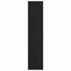 vidaXL Kirjahylly Musta tammi. 80 x 24 x 109 cm Tekninen puu