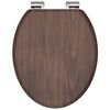 SCHÜTTE WC-istuin Soft-Close DARK WOOD MDF