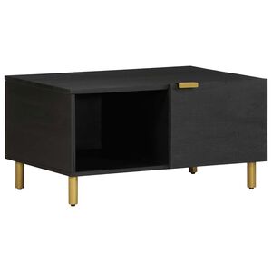 vidaXL Sohvap&ouml;yt&auml; musta 80x50x40 cm tekninen puu