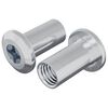 vidaXL Lukituspultti 2 kpl Nikkeli M6 x 15 mm Ter&auml;s