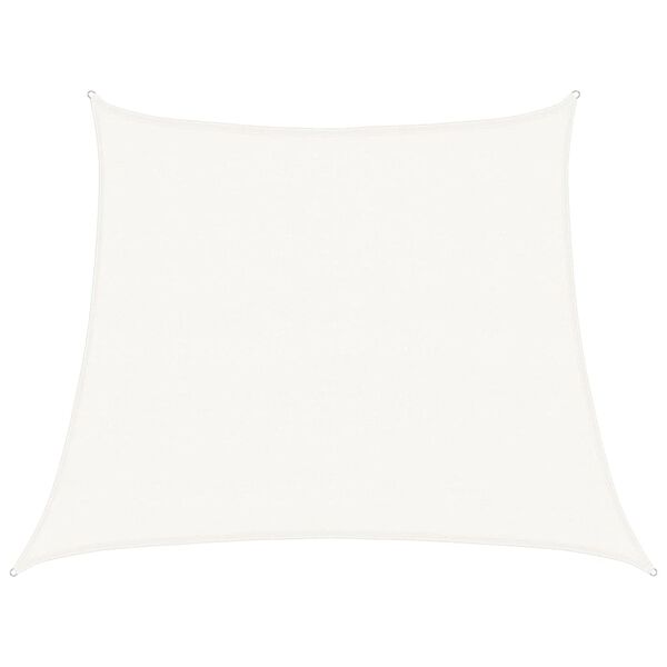 vidaXL Aurinkopurje 160 g/m² valkoinen 3/4x3 m HDPE