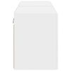 vidaXL TV-sein&auml;kaappi 2 pcs Valkoinen 59,5 x 31 x 40 cm Tekninen puu