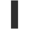 vidaXL Vaatekaappi musta 100x50x200 cm lastulevy