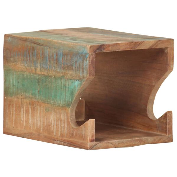 vidaXL Sein&auml;&auml;n kiinnitett&auml;v&auml; polkupy&ouml;r&auml;teline 35x25x25 cm kierr&auml;tyspuu