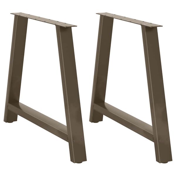 vidaXL Ruokap&ouml;yd&auml;n jalat A-muotoiset 2 kpl 100x(72-73) cm ter&auml;s