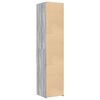 vidaXL Kaappi harmaa Sonoma 40x42,5x185 cm tekninen puu