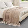 vidaXL Heittoviltti Camel 5FT King Size Fleese