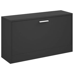 vidaXL Kenk&auml;penkki musta 80x24x45 cm tekopuu
