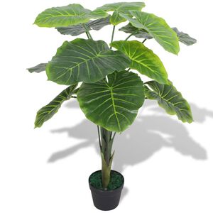 vidaXL Tekokasvi ruukulla taaro 85 cm vihre&auml;