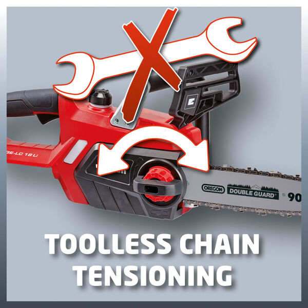 Einhell Langaton Moottorisaha GE-LC 18 Li - Solo 4501761