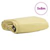 vidaXL Pressu 650g / m&sup2; Beige 5 x 8 m Kangas PVC-pinnoitteella