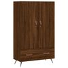 vidaXL Kaappi ruskea tammi 69,5x31x115 cm tekninen puu