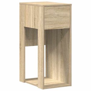 vidaXL Tietokonetorniteline laatikolla Sonoma Oak 30x44x74 cm