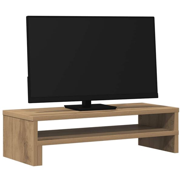 vidaXL Näyttöteline artesaani tammi 54x22x15 cm tekninen puu