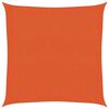 vidaXL Aurinkopurje 160 g/m&sup2; oranssi 2,5x2,5 m HDPE
