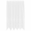 vidaXL Verkkoverho verhoilla Valkoinen 140 x 150 cm Polyesteri