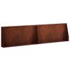vidaXL Pato 2 kpl 80 x 12 x 50 cm S&auml;&auml;nkest&auml;v&auml; ter&auml;s Ruosteinen