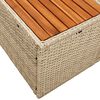 vidaXL Puutarhasohva Beige 184 x 62 x 85cm polyrottinki