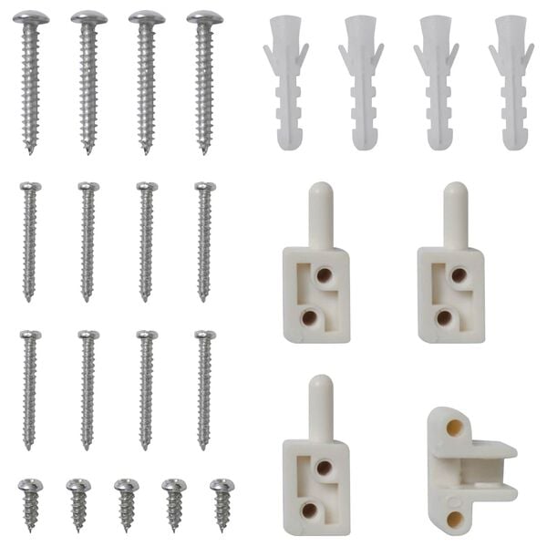 vidaXL Saranallinen Hy&ouml;nteisn&auml;ytt&ouml; Valkoinen ja musta 120 x 240 cm