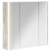 vidaXL Kylpyhuoneen Peilikaappi Betoni Harmaa 63,5 x 15,5 x 60,5 cm
