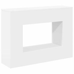 vidaXL Console Table valkoinen 101 x 29 x 74 cm Tekninen puu