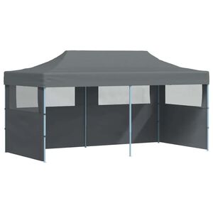 vidaXL Kokoontaitettava pop-up juhlateltta 3x6 m antrasiitti