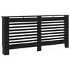 vidaXL L&auml;mp&ouml;patterin suoja musta 172x19x81,5 cm MDF