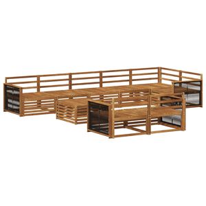 vidaXL Ulkosohvakokoelma 9 pcs
