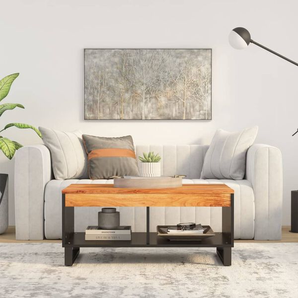 vidaXL Sohvap&ouml;yt&auml; 90x50x40 cm t&auml;ysi akasiapuu